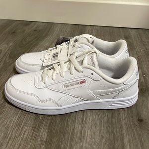 Women's white leather Reebok sneakers new with tags